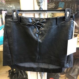 One Teaspoon pleather Skirt small